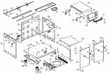 Page B Diagram and Parts List for 9565-44  Broil King Grill